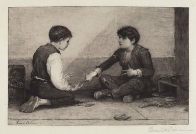 Mora-spillerne af Frederick Dielman