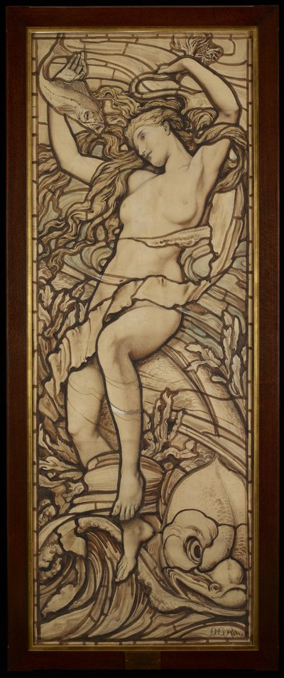 Vand, fra serien "De fire elementer", ca. 1888-89 af Frederick G. Smith