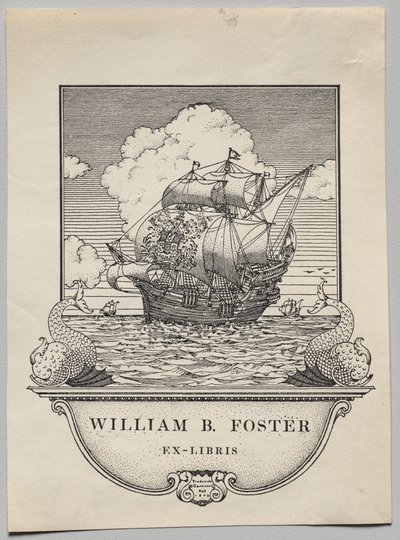 Bogplade: William B. Foster af Frederick Garrison Hall