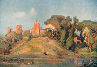 Et gammelt fort i Suffolk, c1899 af Frederick George Cotman