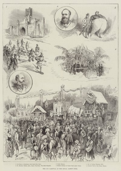 Iskarnevallet i Royal Albert Hall af Frederick George Kitton