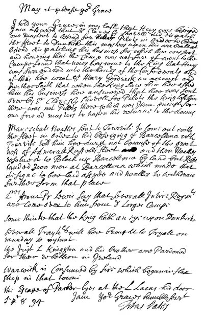 Brev af Titus Oates til hertugen af Bolton, 1694 1865. af Frederick George Netherclift