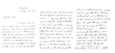 Brev af William Pitt til hertugen af Portland, 1796 1865. af Frederick George Netherclift