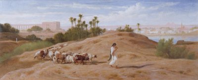 En gedebesætning nær Kairo af Frederick Goodall