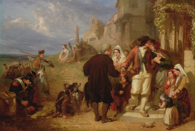 Bretagne værnepligtiges afgang af Frederick Goodall