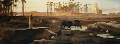 Memphis, ved Nilen, 1882 af Frederick Goodall