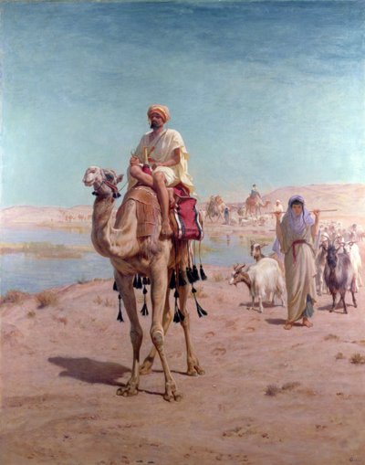 Karavanen af Frederick Goodall