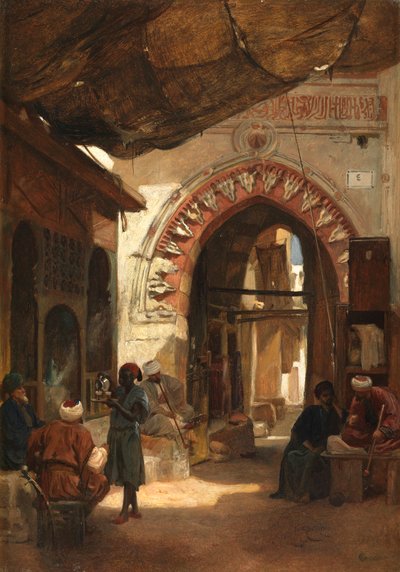 Den store basar, Kairo af Frederick Goodall