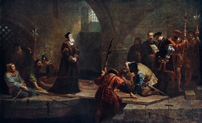 Thomas Cranmer ved Traitors Gate, 1553 1926. af Frederick Goodall