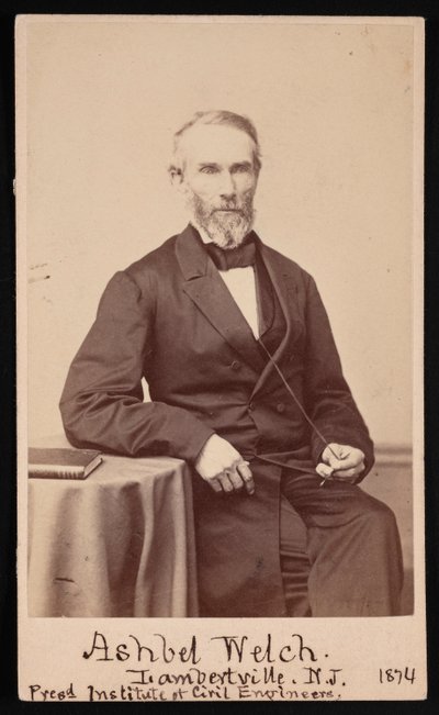 Portræt af Ashbel Welch 1809-1882, maj 1874. af Frederick Gutekunst