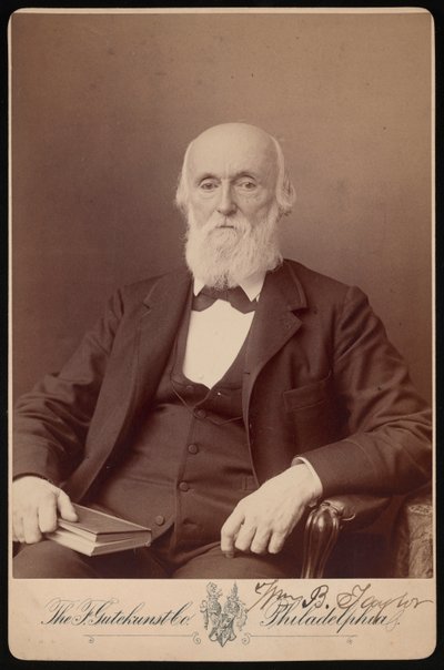 Portræt af William Bower Taylor 1821-1895, april 1893. af Frederick Gutekunst
