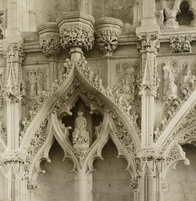 Ely-katedralen: Lady Chapel, detaljer af Frederick H. Evans