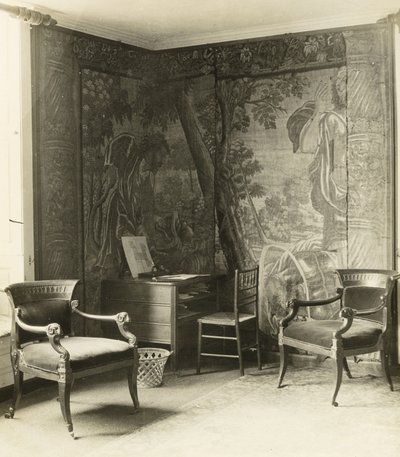Kelmscott Manor: I gobelinsalen af Frederick H. Evans