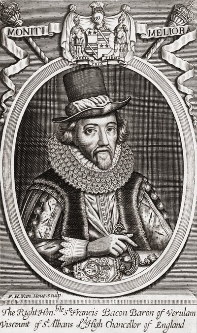 Francis Bacon af Frederick Hendrick van (after) Hove