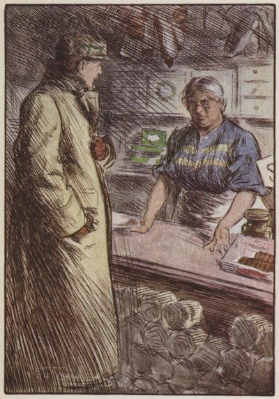 Illustration til They af Rudyard Kipling (farve litho) af Frederick Henry Townsend