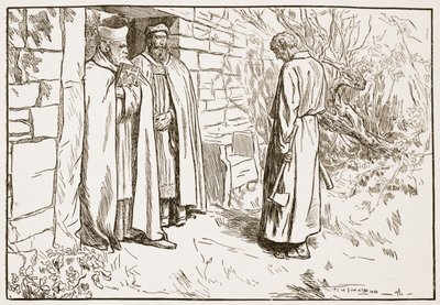 Owini ved klostret, illustration fra 