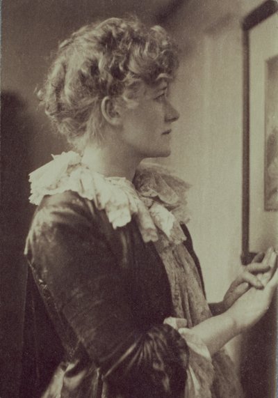 Portrætfotografi af Ellen Terry (1847-1928) af Frederick Hollyer (1837-1933) (sepiafoto) af Frederick Hollyer