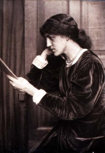 Portrætfotografi af May Morris (1862-1938), datter af Jane Morris af Frederick Hollyer (1837-1933) af Frederick Hollyer