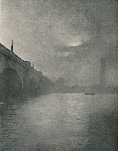Waterloo Bridge, 1877 af Frederick Hollyer