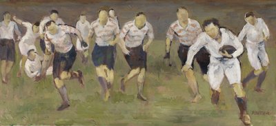 The Break-Away, ca. 1929 (olie på lærred) af Frederick James Porter