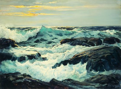 Surf og forager af Frederick Judd Waugh