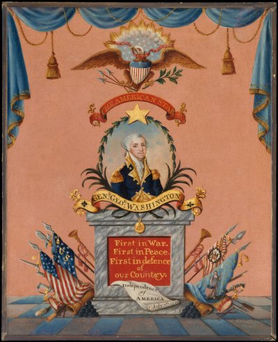 Den amerikanske stjerne George Washington, ca. 1803. af Frederick Kemmelmeyer