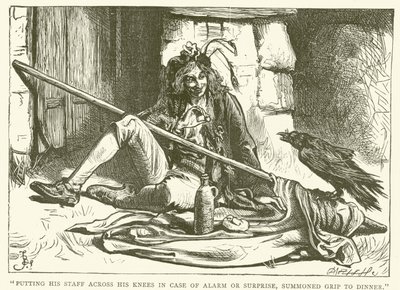 Illustration til Barnaby Rudge af Frederick L. Bernard
