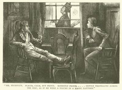 Illustration til Martin Chuzzlewit af Frederick L. Bernard