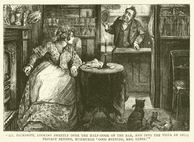 Illustration til Martin Chuzzlewit af Frederick L. Bernard
