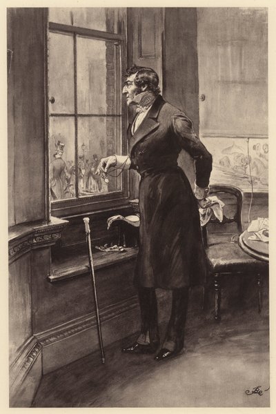 Major Pendennis (litografi) af Frederick L. Bernard