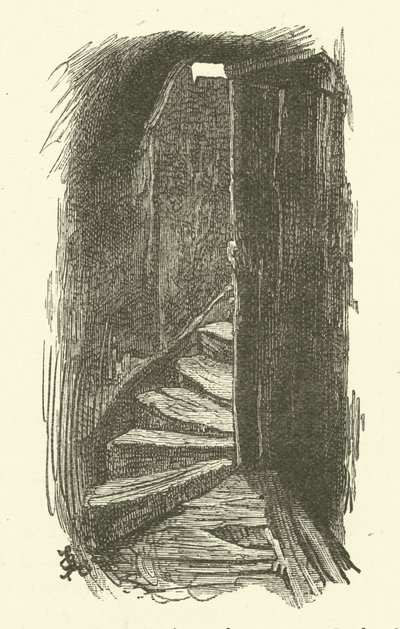 Trapper, der fører til et loft af Frederick L. Bernard