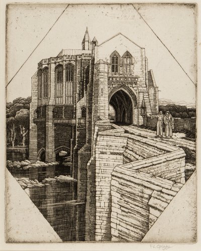 St Botolphs Bridge nr. 2, 1936-37 af Frederick Landseer Maur Griggs