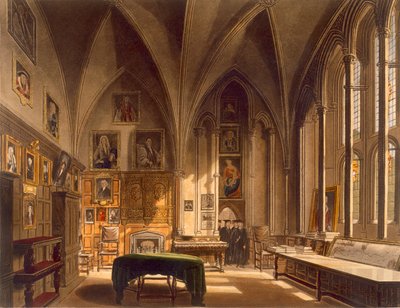 Interiør af Chapter House, illustration fra 