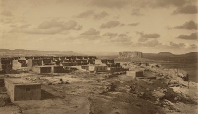 Enchanted Mesa, Acoma, New Mexico,1900 (foto) af Frederick Monsen