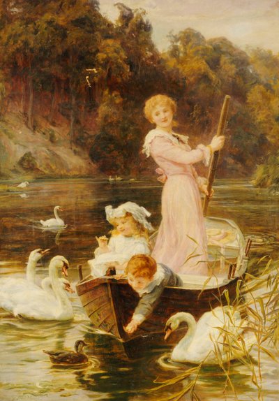 En dag på floden af Frederick Morgan