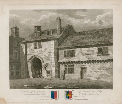 Porten til Bermondsey Abbey af Frederick Nash