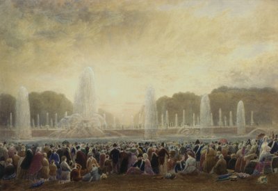 Springvandene i Versailles (wc) af Frederick Nash