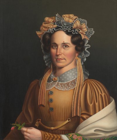 Lady in Brown, ca. 1855. af Frederick R. Spencer