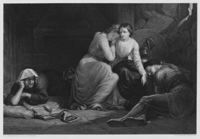 Florimel and the Witch, fra billedet i Vernon Gallery (gravering) af Frederick Richard Pickersgill