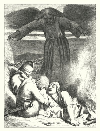 Sankeribs ødelæggelse (gravering) af Frederick Richard Pickersgill