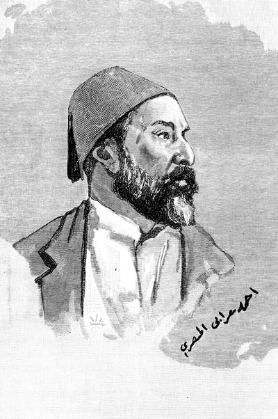 Ahmed Orabi Pasha, egyptisk general og oprører, 1900. af Frederick Villiers