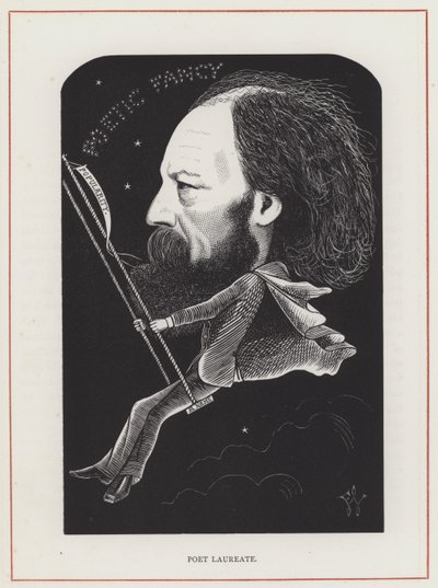Alfred Tennyson af Frederick Waddy