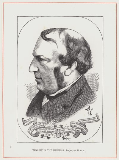 Charles Lever af Frederick Waddy