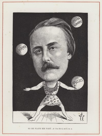 John Hollingshead af Frederick Waddy