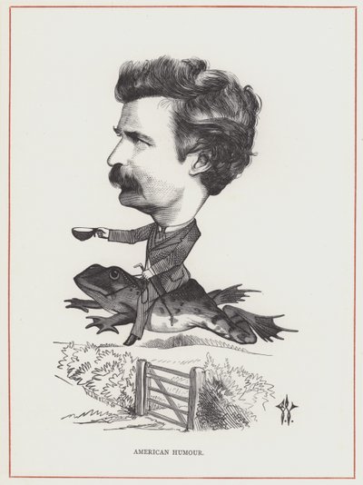 Mark Twain af Frederick Waddy