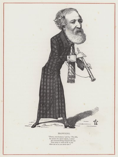 Robert Browning af Frederick Waddy