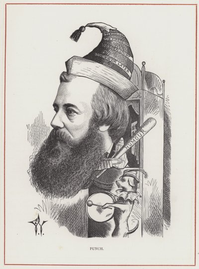 Shirley Brooks, redaktør for Punch af Frederick Waddy