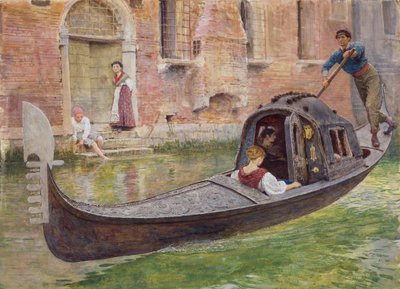 Gondolen, 1868 af Frederick Walker