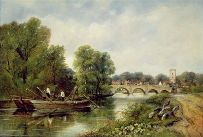Broen ved Henley-on-Thames af Frederick Waters Watts