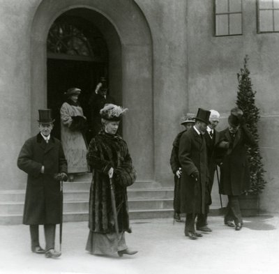 King George V og Queen Mary i London Zoo Aquarium, 1924 af Frederick William Bond
